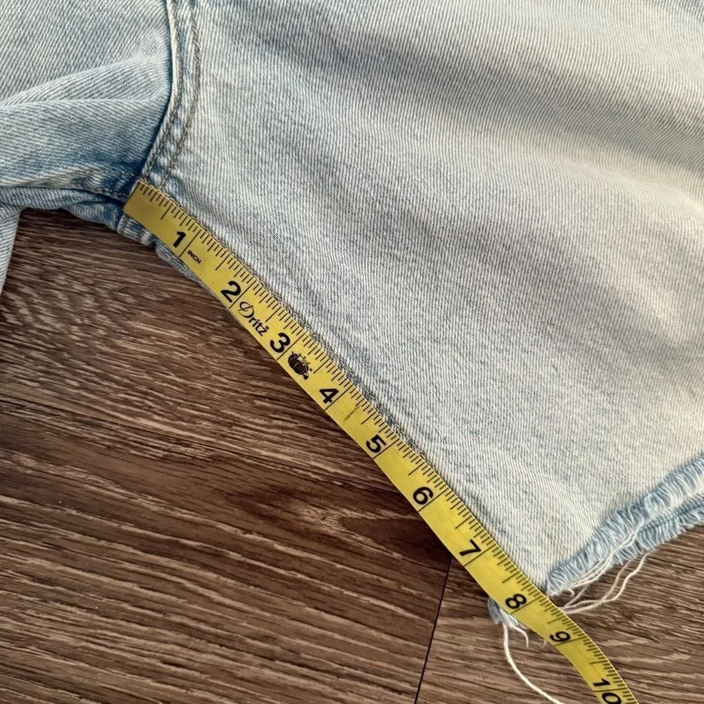 Rag & Bone Long Length Denim Shorts